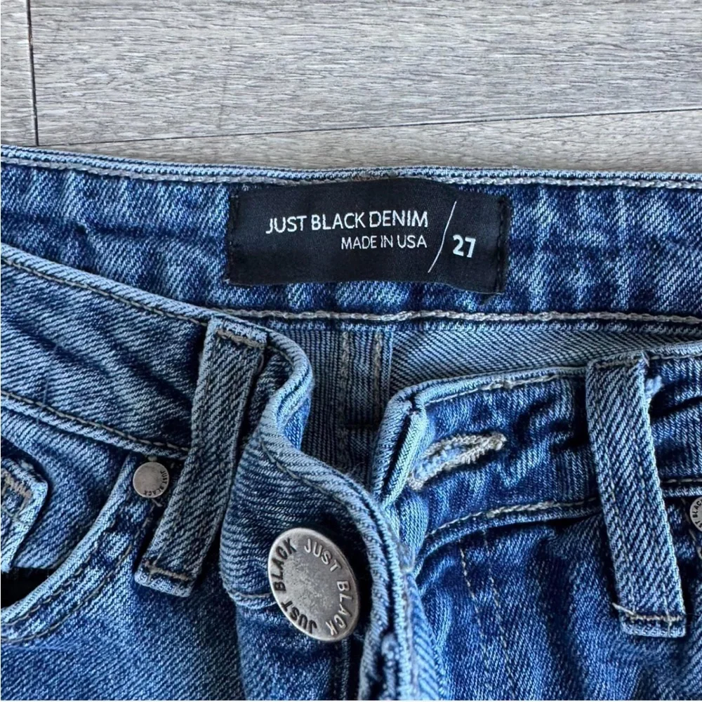 JBD // Just Black Denim Mid-Rise Wide Leg Jeans - Picture 2 of 4